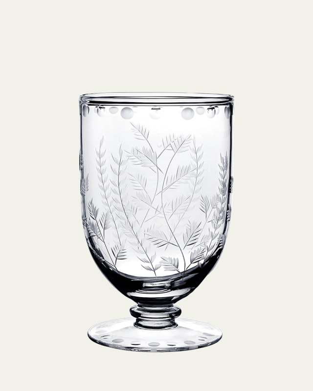 Fern Footed 7" Vase